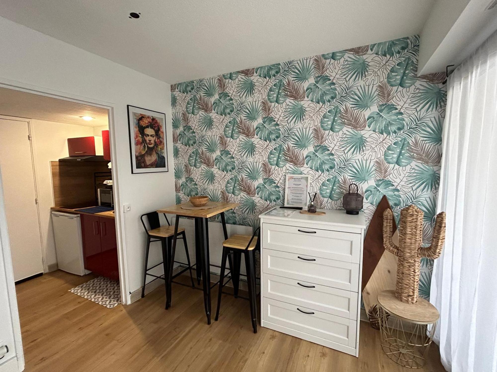 Cosy Studio Avec Vue Sur L'Ocean 라카노오세앙 외부 사진